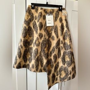 Brand New ACNE Leopard Skirt